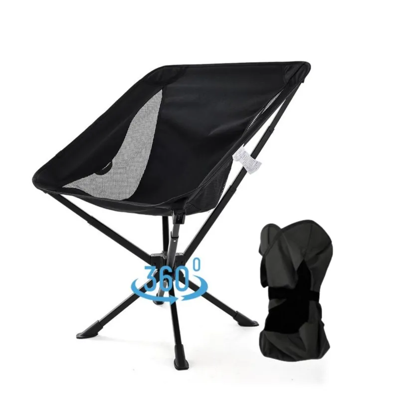 Sedia da campeggio portatile girevole a 360 gradi